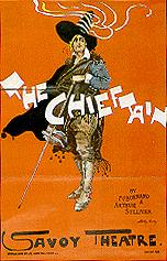 Poster from the original production of The Chieftain