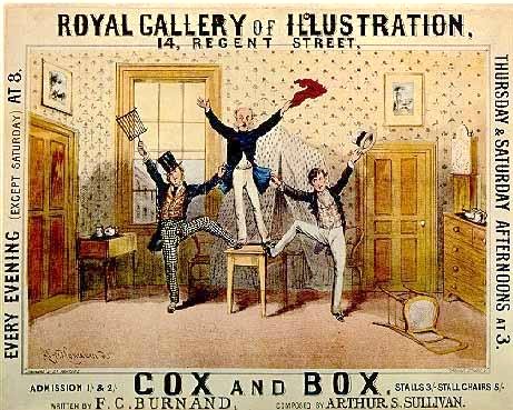Cox and Box Advertising Poster