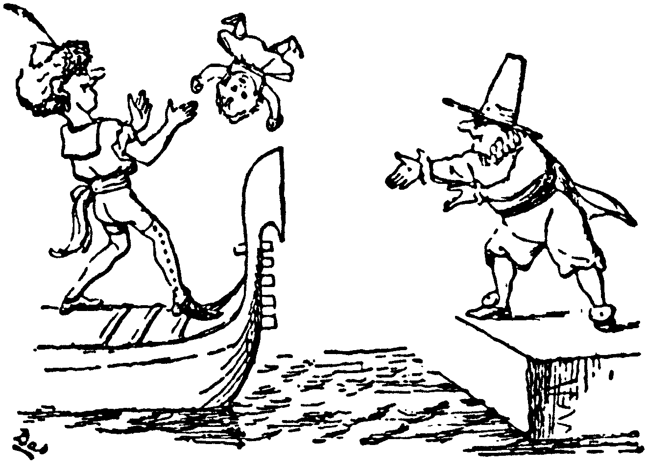 Bab Illustrations For The Gondoliers